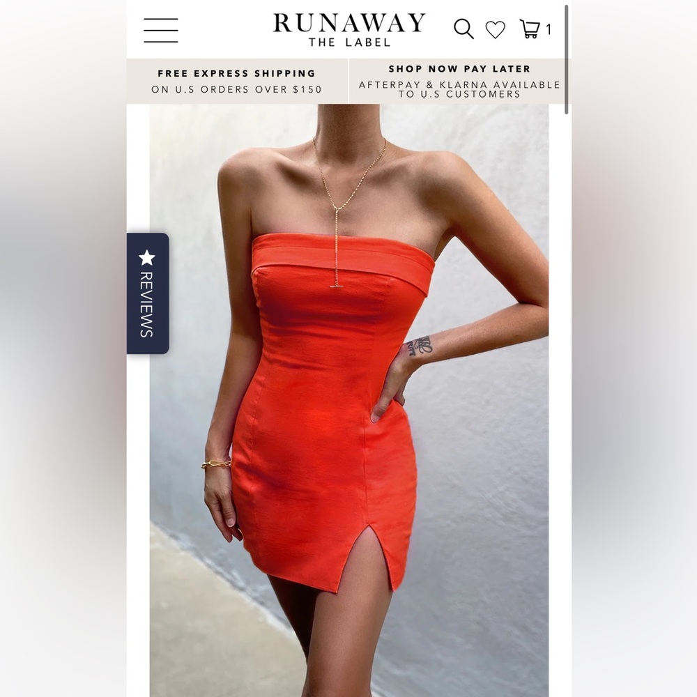 Runaway the Label - Red mini dress